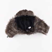 Gorro Ruso Impermeable y Cortavientos, Gorro de Invierno con Orejeras de Piel Sintética Suave, Gorro de Esquí, Gorro de Trapper