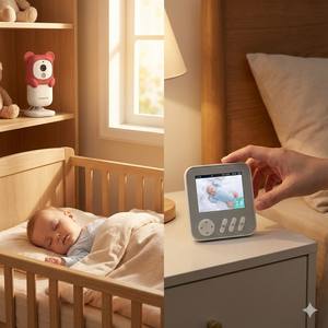 Monitor para Bebés KT-903S con Pantalla IPS de 2.8 Pulgadas, Video HD 1080P, Audio Bidireccional, Detección de Movimiento, Batería Recargable, Largo Alcance, 2.4GHz FHSS - Product Image 4