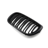Grille de pare-chocs avant double ligne noir mat pour Bmw série 3 E46 2002 2003 2004