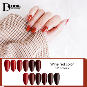 Esmalte de <span class=keywords><strong>Uñas</strong></span> en Gel de Alta Cobertura, 12 <span class=keywords><strong>Colores</strong></span>, Rojo Vino, <span class=keywords><strong>para</strong></span> Otoño/Invierno - Product Image 3
