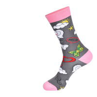 Chaussettes courtes pour enfants en gros, motif dessin animé créatif, mignonnes, décontractées, toutes couleurs assorties, en coton absorbant la transpiration, tendance