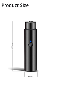 Mini <span class=keywords><strong>Afeitadora</strong></span> Eléctrica Portátil para Hombre, Maquinilla de Afeitar Eléctrica Recargable por USB, <span class=keywords><strong>Afeitadora</strong></span> Facial y Corporal para Hombre, Depilación - Product Image 6
