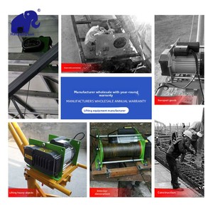 <strong>Small</strong> <strong>Electric</strong> Winch Mini <strong>Hoist</strong> 1t ATV/UTV Use Steel Wire Rope 30m Lifting Height Wireless Remote 220V German-Style - Product Image 4
