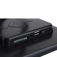 Lecteur multimédia numérique MP3 MP4 avec écran vidéo de 10,1 pouces 1024x600, port USB et SD, cadre photo numérique