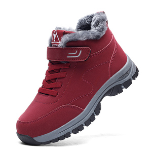 Chaussures <span class=keywords><strong>de</strong></span> neige chaudes et imperméables pour homme et <span class=keywords><strong>femme</strong></span>, en polaire épaisse, rembourrées en coton, avec doublure en fourrure, pour la <span class=keywords><strong>marche</strong></span>, la course sur sentier et la course à pied - Product Image 6