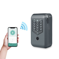 Boîte à clés connectée intelligente en alliage de zinc Kenrone Boîte à clés de stockage de clés à code d'empreintes digitales Tuya