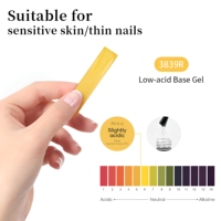 Base de vernis gel UV sans TPO, super adhérente, sans résidu, haute brillance, couche de finition caoutchouc, fournitures pour ongles DIY, marque privée OEM