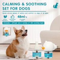 Kit de recharge diffuseur de phéromones apaisantes pour chien, sans odeur, aide à soulager l'anxiété, à réduire le stress et à favoriser le soutien comportemental
