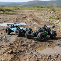 Camioneta Eléctrica RC de Alta Velocidad KSF 2.4G con Control Remoto, 2WD, Acrobacias, Escalada, Uso Interior y Exterior, Escala 1:18 para Niños