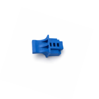 LIYUAN LY-QT017-B Cache-poussière réutilisables en PVC RJ45 et bouchons d'obturation pour la protection des ports Ethernet LAN (Couleurs Noir Rouge Bleu Jaune)