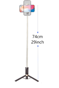 Mở rộng tùy chỉnh điện thoại không dây Bluetooth thép không gỉ Selfie Stick Tripod với từ xa không dây đứng Selfie Stick - Product Image 3