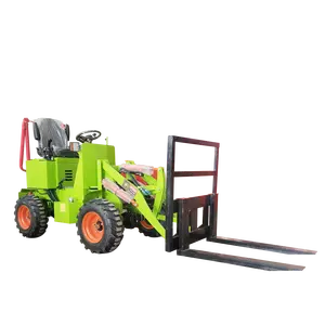 Cheap Small mini Wheel Loader backhoe radlader shovel tractor loader for garden farm use EPA