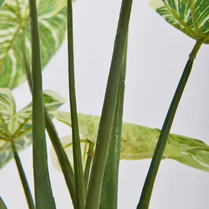 Philodendron-árboles artificiales en maceta, plantas de interior, para exteriores