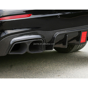 2 Piezas para Mercedes Benz Clase C / <span class=keywords><strong>E</strong></span> / <span class=keywords><strong>S</strong></span> / GLE / GLS W205 W212 E63, Cubiertas Negras para las Puntas del Silenciador del Tubo de Escape Trasero del Automóvil - Product Image 5
