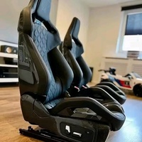 Sièges baquet Recaro CARBON Sport Luxe Moderne en Cuir Arrière M8/M2/M3/M4/M5/M6/X3M/X4M/X6M/G80/G81/G82/G87/G90/F90-F98