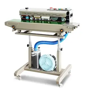 Automatic Inflatable Continuous Potato Chip Bag Sealing Machine With Gas Flushing Filling Machine