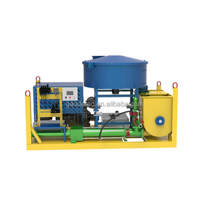 Station mobile de <span class=keywords><strong>mortier</strong></span> autonivelant pour caillebotis à base de gypse 11m³/h, système intégré de mélange et de transport avec moteur diesel - Product Image 1