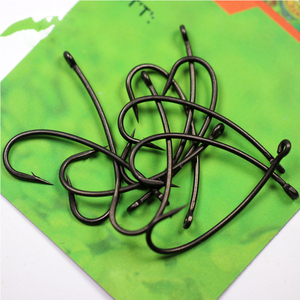 Crochet de pêche à la carpe en vrac crochet de carpe à longue tige barbelée Telflons crochet à longue tige enduit pour <span class=keywords><strong>Chod</strong></span> <span class=keywords><strong>Rig</strong></span> hameçon accessoires de pêche à la carpe - Product Image 5