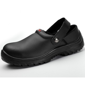 JIANKUN Sandal Microfiber Cleanroom <strong>Men</strong> Chef Nurses Medic Work Steel Toe ESD Safety <strong>slippers</strong> Shoes - Product Image 1