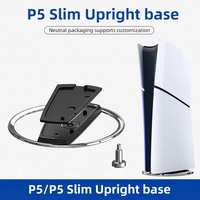 Support vertical en métal pour console PS5 Slim PRO, support de remplacement avec vis pour PlayStation 5 version numérique et version disque
