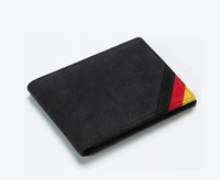 Paquet de cartes Alcantara Paquet de permis de conduire Paquet de documents simple multifonction 2-en-1 universel