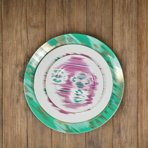 Wholesale Luxury <b>Blue</b> Porcelain <b>Dinner</b> <b>Set</b> Eco-Friendly Bone China Dinnerware for Restaurants - Product Image 3