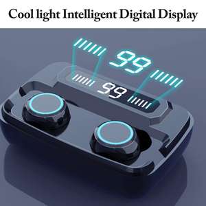 Nouveaux écouteurs étanches <span class=keywords><strong>M11</strong></span> TWS 5.0 stéréo basses sport, écouteurs sans fil avec boîte de charge numérique LED 2000mAh - Product Image 5