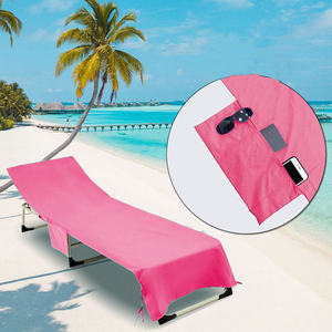 Telo Coprisedia a <span class=keywords><strong>Sdraio</strong></span> in Microfibra Stampato Digitalmente, Asciugamano da Spiaggia Personalizzato <span class=keywords><strong>per</strong></span> Lettino Prendisole, Coprisedia da Piscina con Logo Personalizzato e Tasche - Product Image 6