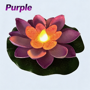 <span class=keywords><strong>Bougie</strong></span> LED flottante en forme de lotus de 4 pouces, à changement de couleur, <span class=keywords><strong>bougie</strong></span> créative de simulation, lumière de nénuphar, décoration pour étang, piscine, mariage - Product Image 6