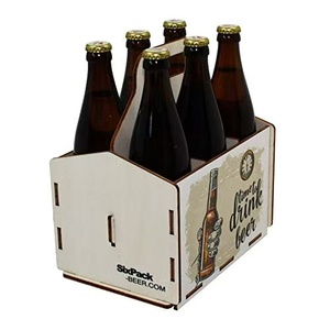 Scatola per Torte in <span class=keywords><strong>Cartone</strong></span> Ondulato Riciclabile, Portabevande Durevole per 4/6 Birre o Bevande Energetiche, Supporto in <span class=keywords><strong>Cartone</strong></span> Kraft - Product Image 3