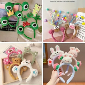 Diadema de Felpa con Diseño de Conejo Dulce y Lindo <span class=keywords><strong>para</strong></span> Mujer, Accesorios de Otoño e Invierno, Antideslizante, Estilo Nuevo, con Lazo - Product Image 2