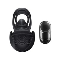 Anneau de précision à verrouillage télécommandé pour homme, pochette testiculaire, anneau pénien, masseur de résonance prostatique, accessoire de jeu de rôle