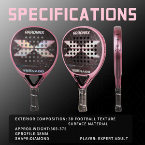 Raquetas de Pádel Arronax Professional Cross <span class=keywords><strong>It</strong></span> LIGHT con Marco de Diamante, Raquetas de Pádel, Pelotas de Pádel - Product Image 3