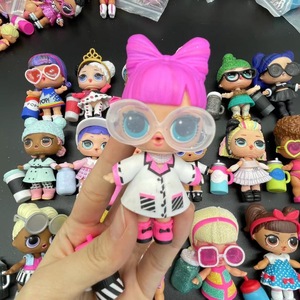 Glittery Girl <b>Doll</b> Set With Gold Head Plastic Toys For Role <b>Play</b> Fashion Accessories 144 Pieces PVC Packaging - Product Image 2