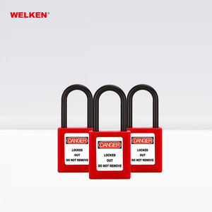 पैडलॉक विनिर्माण सुरक्षा लॉकआउट ओम नायलॉन पा 38 मिमी 76 मिमी शॉकल इन्सुलेशन सुरक्षा पैडलॉक टैग - Product Image 6