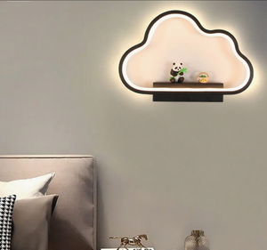 Veilleuse 15W LED <span class=keywords><strong>Applique</strong></span> Murale Silicone Blanc Chaud pour Chambre Enfants Chambre Nuage Néon Lampe Décorative - Product Image 3