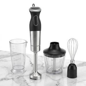 Mixeur Plongeant Électrique 700W Puissant Multi-vitesses avec Fouet et Hachoir pour Appareils <span class=keywords><strong>de</strong></span> Cuisine Domestiques - Product Image 1