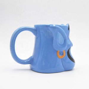 Vendedor superior <span class=keywords><strong>2023</strong></span> nuevo diseño Aladin 3D taza azul porcelana tazas de café - Product Image 4