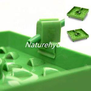 Couvercle <span class=keywords><strong>de</strong></span> plateau d'égouttement d'irrigation en plastique <span class=keywords><strong>de</strong></span> 6 "pour cube en <span class=keywords><strong>laine</strong></span> <span class=keywords><strong>de</strong></span> <span class=keywords><strong>roche</strong></span> - Product Image 5