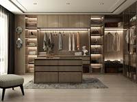 Armoires modernes en bois massif personnalisables - Meubles de rangement écologiques pour chambre à coucher, salon, salle de sport, école, hôtel, bureau à domicile