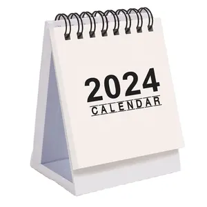 Promosyon duvar takvimi 2024 iş hediye setleri için özelleştirilmiş takvim promosyon ürünleri
