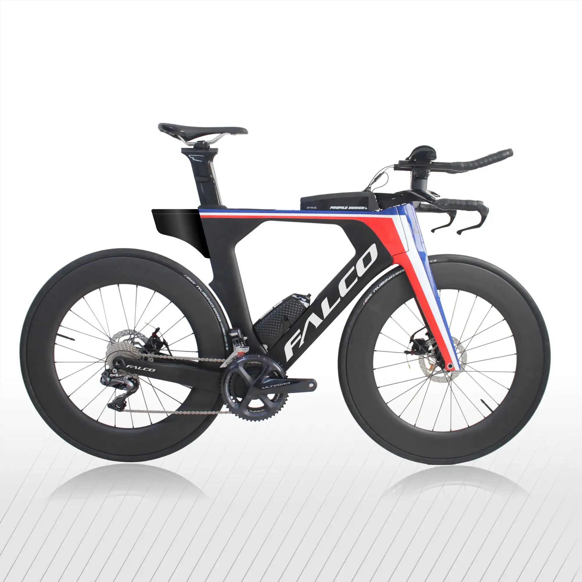 Falco Hoàn Chỉnh Carbon Bike TT Xe Đạp Thời Gian Thử Nghiệm Đầy Đủ Sợi Carbon Khung Xe Đạp Ba Môn Phối Hợp