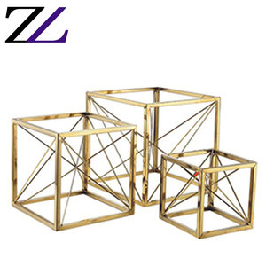 宴会设备蛋糕展示3层黑色金属蛋糕架obst etagere高茶具三层蛋糕架出售二手 - Product Image 5