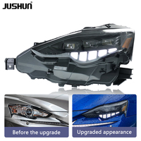 Système d'éclairage automobile JUSHUN Mise à niveau des phares à triple lentille Phares à LED pour Lexus IS Series 2013-2016