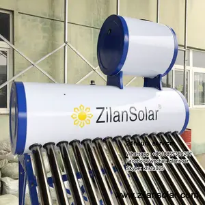 China fornecedor home D58-L1800MM aquecedores solares de água com 50 litros horizontal tanque assistente