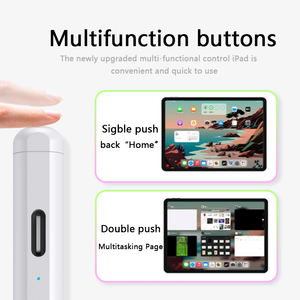 समर्थन ऐप diy फंक्शन ब्लूटूथ स्टाइलस पेन, टिल्ट ड्राइंग, ग्रीन लाइट इंडिकेटर, हथेली अस्वीकृति टैबलेट स्टाइलस - Product Image 2