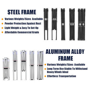 Tente publicitaire d'exposition transfrontalière Hundred Springs 3x3 mètres, personnalisable pour événements et foires, auvent d'ombrage à quatre coins pour hôtel - Product Image 4