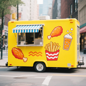 Petit chariot de restauration rapide Concession pizza personnalisé de 16 pieds fourgon remorque camion de restauration mobile avec cuisine complète équipée à <span class=keywords><strong>vendre</strong></span> - Product Image 6