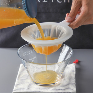 Soy Milk Filter Fine <b>Mesh</b> <b>Strainer</b> For Kitchen Juice Separation - Product Image 2