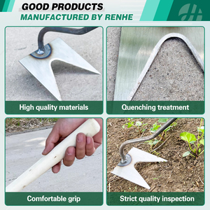 Herramientas manuales personalizadas de alta calidad para jardines agrícolas Azada de <span class=keywords><strong>2</strong></span> dientes - Product Image 3